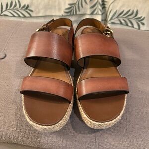 Naturalizer Patience Dark Brown Leather Women's Sandals